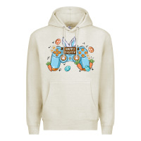 Oatmeal Heather boy happy easter Premium Hoodie - MaliasSmallBusiness