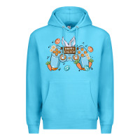 Ocean Blue boy happy easter Premium Hoodie - MaliasSmallBusiness