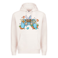 Pale Pink boy happy easter Premium Hoodie - MaliasSmallBusiness