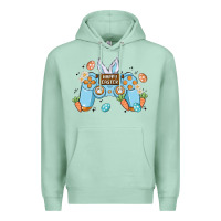 Seafoam boy happy easter Premium Hoodie - MaliasSmallBusiness