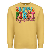 Antique Gold happy first day of school Premium Sweatshirt - JahusDesignShop