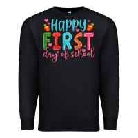 Black happy first day of school Premium Sweatshirt - JahusDesignShop