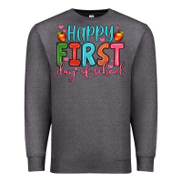 Charcoal Heather happy first day of school Premium Sweatshirt - JahusDesignShop