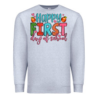 Heather Grey happy first day of school Premium Sweatshirt - JahusDesignShop