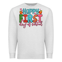 Oatmeal Heather happy first day of school Premium Sweatshirt - JahusDesignShop