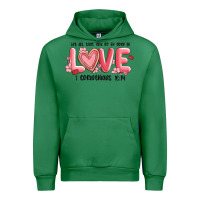 Emerald let all that you do be done in love 1 corinthıans Urban Hoodie - MaliasSmallBusiness
