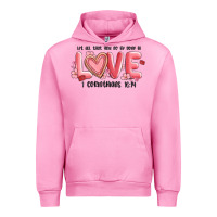 Fuchsia Pink let all that you do be done in love 1 corinthıans Urban Hoodie - MaliasSmallBusiness