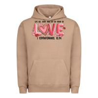 Pigment Burro let all that you do be done in love 1 corinthıans Urban Hoodie - MaliasSmallBusiness