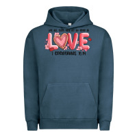 Pigment Midnight Navy let all that you do be done in love 1 corinthıans Urban Hoodie - MaliasSmallBusiness