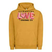 Pigment Peanut Butter let all that you do be done in love 1 corinthıans Urban Hoodie - MaliasSmallBusiness