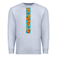 Heather Grey Fall Pumpkin Premium Sweatshirt - BundleAndBundleShop