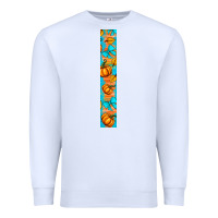 White Fall Pumpkin Premium Sweatshirt - BundleAndBundleShop