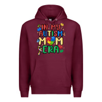 Burgundy in my autism mom era Premium Hoodie - MaliasSmallBusiness