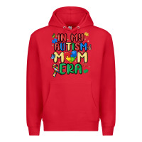 Red in my autism mom era Premium Hoodie - MaliasSmallBusiness