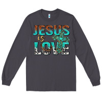 Smoke jesus is love Long Sleeve Tee - texasbilliewilder