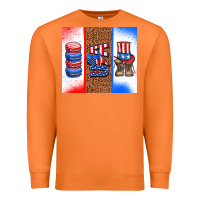 Carrot usa macaroon and boots Premium Sweatshirt - AdoDesignShop