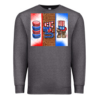 Usa Macaroon And Boots Premium Sweatshirt | Teevron