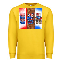 Lemon usa macaroon and boots Premium Sweatshirt - AdoDesignShop