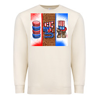 Sandshell usa macaroon and boots Premium Sweatshirt - AdoDesignShop