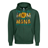 Sports Green i have two titles mom and nana and i rock them bot Zipper Hoodie - texasbilliewilder