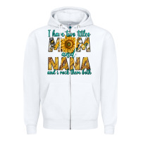 I Have Two Titles Mom And Nana And I Rock Them Bot Zipper Hoodie | Teevron
