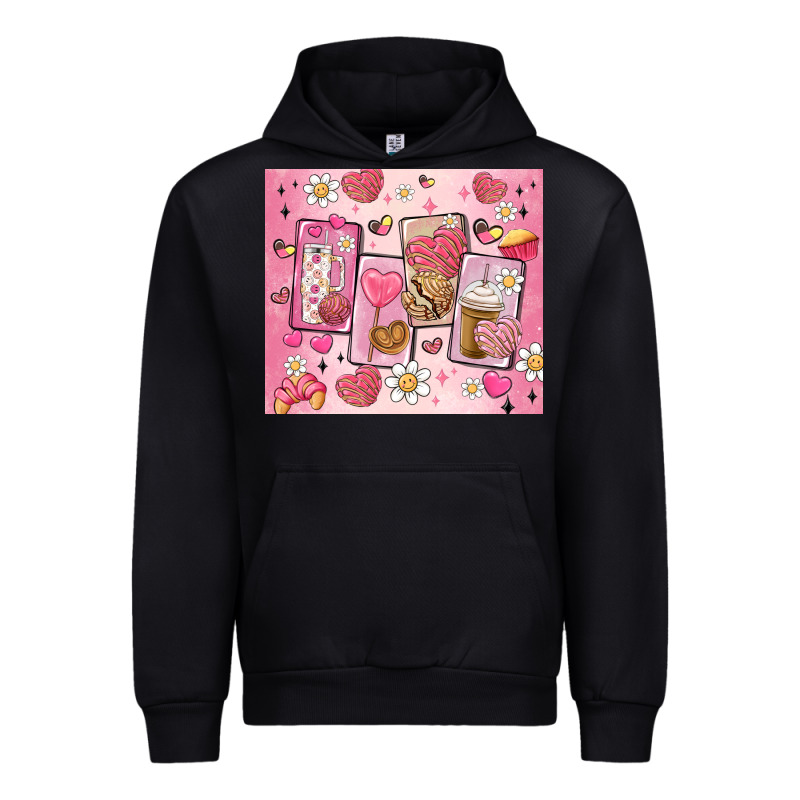 Cafecito Y Chisme Valentine's Day Urban Hoodie by MaliasSmallBusiness | Teevron