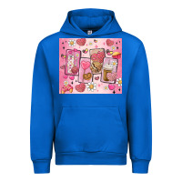 Cobalt cafecito y chisme valentine's day Urban Hoodie - MaliasSmallBusiness