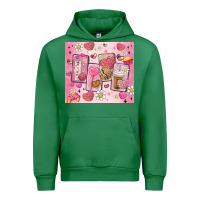 Emerald cafecito y chisme valentine's day Urban Hoodie - MaliasSmallBusiness