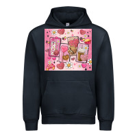 Navy cafecito y chisme valentine's day Urban Hoodie - MaliasSmallBusiness