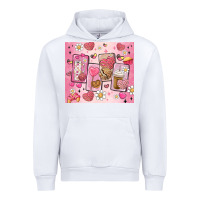White cafecito y chisme valentine's day Urban Hoodie - MaliasSmallBusiness