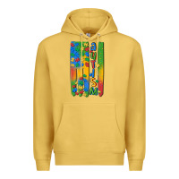 Antique Gold autism american flag Premium Hoodie - MaliasSmallBusiness