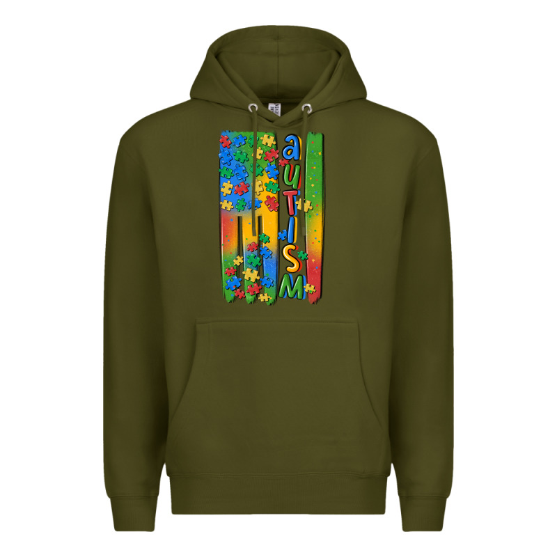 Autism American Flag Premium Hoodie by MaliasSmallBusiness | Teevron