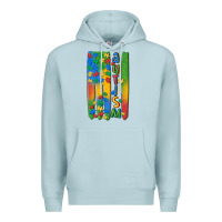 Blue Mist autism american flag Premium Hoodie - MaliasSmallBusiness