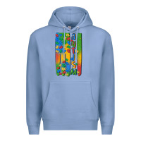 Colony Blue autism american flag Premium Hoodie - MaliasSmallBusiness