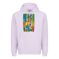 Lilac autism american flag Premium Hoodie - MaliasSmallBusiness