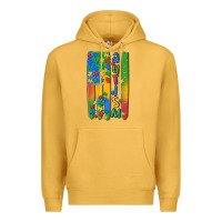 Mustard autism american flag Premium Hoodie - MaliasSmallBusiness