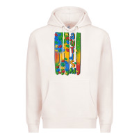Pale Pink autism american flag Premium Hoodie - MaliasSmallBusiness