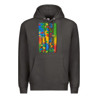 Smoke autism american flag Premium Hoodie - MaliasSmallBusiness