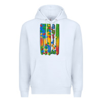 White autism american flag Premium Hoodie - MaliasSmallBusiness