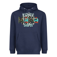 Navy because mama said so Heavyweight Hoodie - CowhideDigitalArt