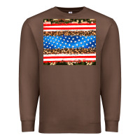 Chestnut usa camouflage american flag Premium Sweatshirt - AdoDesignShop