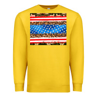 Lemon usa camouflage american flag Premium Sweatshirt - AdoDesignShop