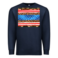 Navy usa camouflage american flag Premium Sweatshirt - AdoDesignShop