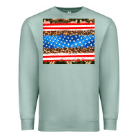 Seafoam usa camouflage american flag Premium Sweatshirt - AdoDesignShop