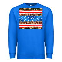 True Royal usa camouflage american flag Premium Sweatshirt - AdoDesignShop