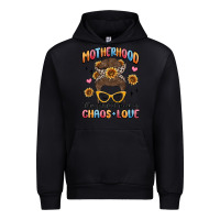 Black motherhood the perfect mix of chaos and love Urban Hoodie - MaliasSmallBusiness