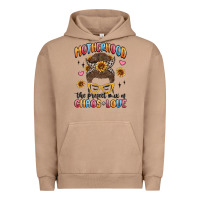 Pigment Burro motherhood the perfect mix of chaos and love Urban Hoodie - MaliasSmallBusiness