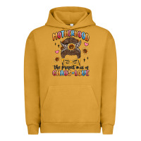 Pigment Peanut Butter motherhood the perfect mix of chaos and love Urban Hoodie - MaliasSmallBusiness
