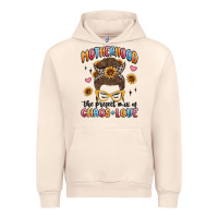Sandshell motherhood the perfect mix of chaos and love Urban Hoodie - MaliasSmallBusiness