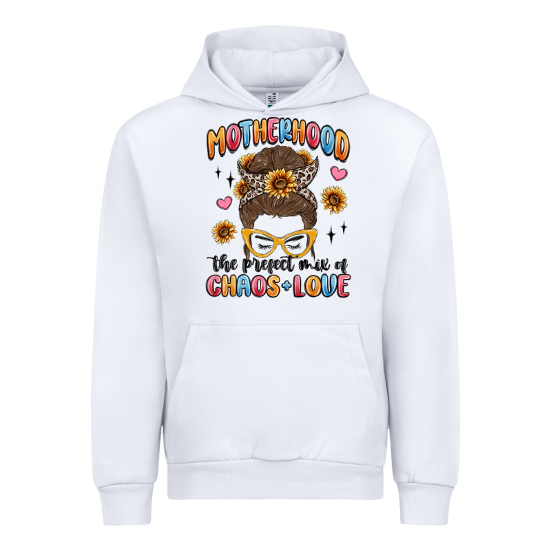 Motherhood The Perfect Mix Of Chaos And Love Urban Hoodie by MaliasSmallBusiness | Teevron